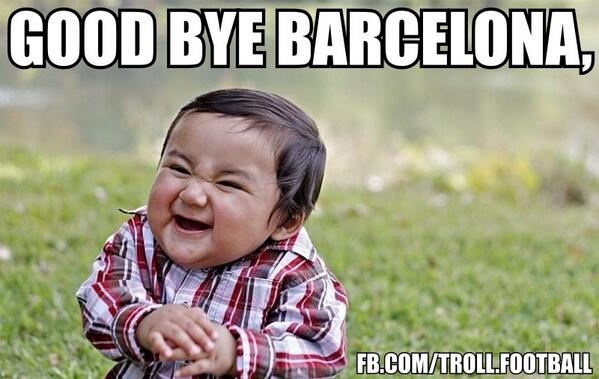 This baby trolled Barcelona like no one else