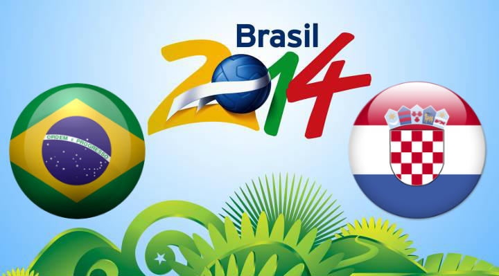 Brazil vs Croatia live streaming free wath FIFA World Cup 2014
