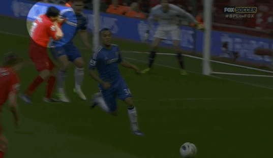 Suarez biting Branislav Ivanović