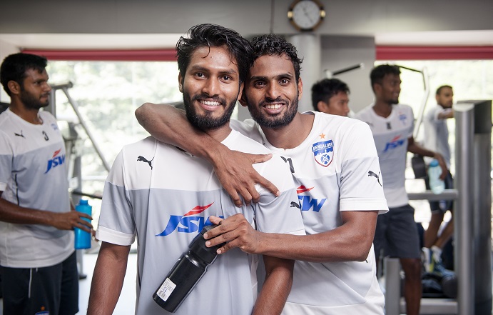 Alwyn George in Bengaluru FC camp