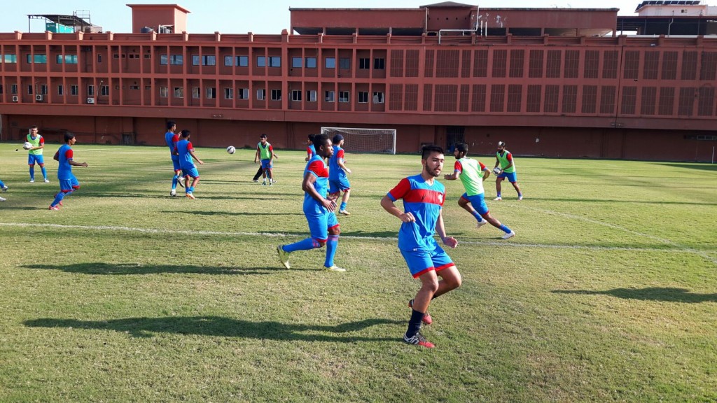 Minerva Academy FC practising for I-League 2nd Division