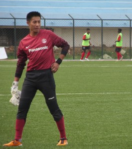 Shillong Lajong's goalkeeper was the only player to play both games and woulld be happy to maintain clean sheets
