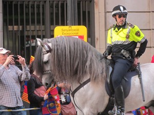 Barcelona Catalan Police