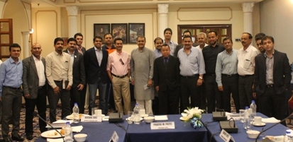 AIFF and I-League Club Officials at the meeting in Delhi